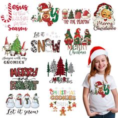 PRICES MAY VARY. Christmas Iron On Patches:The Christmas heat transfer vinyl sets features classic Christmas patterns,include Santa Claus,snowman,gingerbread man,gnome,Christmas tree,elk etc,vividly printed with noticeable words.They can light up the atmosphere of Christmas and bring you joy. Package Include:Our Christmas heat transfer vinyl include 12 sheets of Christmas heat transfer stickers,plus one instruction.Enough patterns to meet your needs.The length and width runs from 6 to 9in accord Christmas Iron On Transfers, Gnome Christmas Tree, Meaningful Christmas, Hoodie Diy, Pajama Bag, Christmas World, Diy Pillow Covers, Christmas Patterns, Gnome Christmas