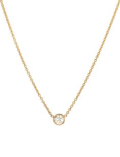 Beautifully handcrafted round cut diamond in a 14k gold small bezel cup hanging from a dainty cable link chain. Chic and timeless, wear it by itself or layered, day or night. Made in L.A. Bezel Total Weight: Approx. 0.15 grams Diamond Carat Weight: Approx. 0.10 (ct. tw) Ships in 4-8 business days Comes gift ready in a custom Zoe Lev jewelry box Solitaire Diamond Necklace, Gorgeous Wedding Rings, Locket Design, Coffee Outfit, Custom Jewelry Box, Bezel Necklace, Solitaire Necklace, Diamond Solitaire Necklace, Necklace Diamond