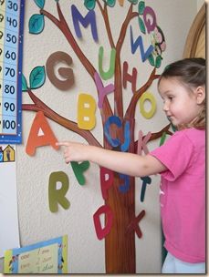 Kindergarten Concept, Alphabet Tree, Alphabet Display, Chicka Chicka, Abc Activities, Preschool Literacy, Alphabet Crafts, Teaching The Alphabet, Letter Activities