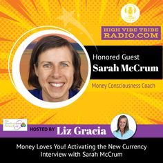 a woman smiling with the words money loves you activating the new currency interview with sarah mcc