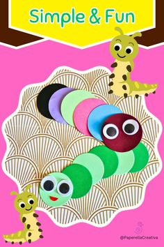 the very hungry caterpillars are fun for kids to make