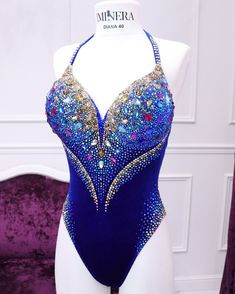 Fantastic shades of rhinestones, a fresh combination of large stones, ultramarine velvet, fine lines. You will shine in it the brightest on the stage! Production time excluding delivery: finished design - 4-5 weeks; custom design 2-3 months. ----------------------------------------------------- We invite you to see other offers of our store. Blue Monokini, Competition Velvet Bodysuit, Bodysuit for a fitness model, Fit-model Ready Crystal Monokini, Competition Suit, IFBB Shining Bodysuit Bedazzled Bodysuit, Stage Production, Circus Costume, Blue Bodysuit, Cute Skirt Outfits, Competition Suits, Body Suit Outfits, Velvet Bodysuit, Womens Sports