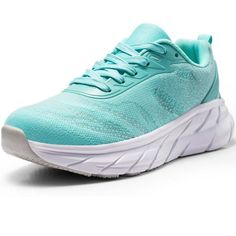 We are Harvest Land who has specialized in shoes for decades. Harvest Land womens knit running shoes platform sneakers are online! We are committed to providing Walmart customers with cost-effective, high quality and affordable running shoes.These trainers take a cue from the chunky soles of hoka sneakers, and we've added the comfort of orthotic arch support.Fashion and casual tennis shoes will make you look good in time for sports occasions! Size: US 6.  Color: Blue. Casual Sneakers With Shock Absorption For Light Exercise, Blue Breathable Sneakers For Light Exercise, Hoka Sneakers, Walmart Customers, Shoes Platform Sneakers, Casual Tennis Shoes, Shoes Walking, Women's Running Shoes, Shoes Platform