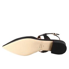 Pointed women's sandal in black leather



 Decorative band with a circular pattern

 Heel height 3cm

 Soft leather lining

 Padded insole



 Rubber sole



 Made in Italy



 Composition:
 Upper: 100% Leather
 Lining: 100% Leather
 Bottom: Rubber
 Insole: 100% Leather Leather Flats With Heel Strap And Low Heel, Black Closed Toe Kitten Heels With Heel Strap, Black Kitten Heels With Heel Strap And Closed Toe, Pointed Toe Flats With Rubber Sole And Low Heel, Black Low Heel Slingback Sandals With Sculpted Heel, Evening Flats With Rubber Sole And Low Heel, Evening Flats With Low Heel And Rubber Sole, Calf Leather Mules With Sculpted Low Heel, Black Low Heel Slingback Pumps With Branded Heel