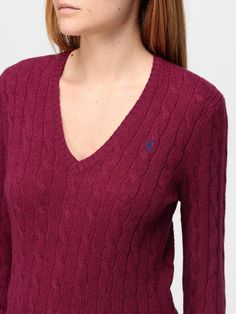 Sweater POLO RALPH LAUREN Woman color Burgundy Pull Ralph Lauren, Ralph Lauren Sweater Women, Things I Need To Buy, Sweater Polo, Ralph Lauren Pullover, Polo Ralph Lauren Sweater, Polo Ralph Lauren Women, Ralph Lauren Women, Ralph Lauren Collection