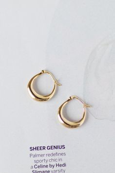 Details Tiny gold hoops Simple design Gold dipped Hinged earwire closure All earrings are final sale Gold Dipped, Gold Hoops, Simple Design, Simple Designs, Final Sale, Gold Earrings, Gold, Design