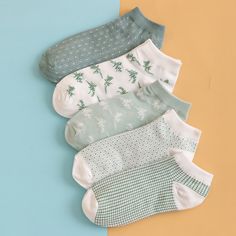 Multicolor    Cotton Plaid Ankle Socks    Women Socks & Hosiery Aesthetic Socks, Pretty Socks, Socks Design, Trendy Socks, Unique Socks, Sock Outfits, Clueless Outfits, Ankle Socks Women, Women Socks