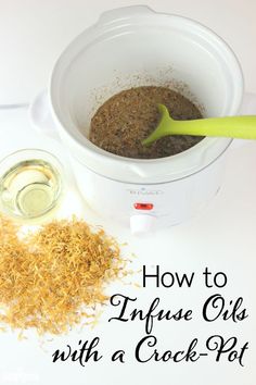 How to Infuse Oils with a Crock-Pot Soap Marketing, Crock Pot Soap, Diy Wellness, Soap Queen, Homemade Essential Oils, How To Make Oil, Making Soap, Homemade Soap Recipes, Homemade Beauty