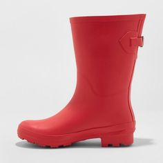 Women's Vicki Mid Calf Rain Boots - A New Day™ : Target Rain Boots For Rainy Season With Round Toe, Waterproof Rain Boots For Rainy Season, Weatherproof Boots For Rainy Season, Casual Rain Boots With Round Toe For Rainy Weather, Casual Rain Boots With Round Toe, Spring Waterproof Rain Boots For Rainy Weather, Casual Rain Boots For Rainy Weather, Waterproof Rain Boots For Spring, Waterproof Rain Boots For Fall