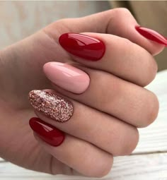 February Nails, Diy Nail Designs, Dip Powder Nails, Dipped Nails, Heart Nails, Valentine's Day Nails