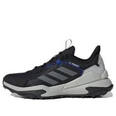 adidas Terrex Superblue 'Black Grey' FZ3403 (SNKR/Cozy/Casual/Wear-resistant) Adidas Functional Trail Running Shoes, Adidas Waterproof Running Sneakers, Adidas Trail Running Shoes Athleisure Style, Adidas Fade-resistant Sneakers For Outdoor Activities, Adidas Black Trail Running Shoes For Sports, Sporty Adidas Trail Running Shoes, Black Moisture-wicking Sneakers For Trail Running, Functional Black Adidas Trail Running Shoes, Adidas Low-top Trail Running Shoes For Sports