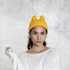 Mini Mango Socky - blamo.store Trendy Fitted Beanie, Trendy Fitted Warm Beanie, Casual Adjustable Yellow Beanie, Casual Yellow Adjustable Beanie, Comfortable Cotton Beanie, Comfortable Cotton Beanie One Size, Unisex Cotton Hats For Winter, Comfortable Cotton Beanie (one Size Fits Most), Trendy Yellow One-size Hat