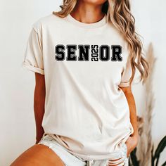 Senior 2025 Graduate Sweatshirt, Class of 2025 T-Shirt, College Graduate Gifts, Graduating Senior Shirt, High School Graduation Shirt HOW TO ORDER 1️) Please review all the information provided below before placing an order. 2️) Select the shirt type and size. 3️) Select the color of the shirt using the following options. 4) Select your design (Personalization Box) if applicable. 5) Need more items? Add your current item to your cart and if you like to add more items to your order please click t High School Graduation Shirts, 2025 Graduate, Graduate Gifts, Grad Ideas, Senior Shirts, Graduation Shirt, Class Of 2025, College Graduate, College Graduation Gifts