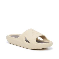 adidas-Adicane Slide Sandal - Men's Lounge about in comfort with the Adicane slide sandal from adidas. The plush foam construction offers a padded fit, while the trendy design brings a dynamic touch to your fit.