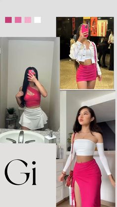 https://payhip.com/b/35Uhy Pink Corset And Skirt Outfit, Pink Corset Outfit Skirt, Pink Top And White Skirt, Pink Corset White Skirt, Pink And White Crop Top, Outfit Ideas From Shein, Pink And White Outfit, White Outfit