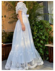 Empire Waist Dress Bridgerton, Titanic Inspired Dress, Brigdeton Dresses, Everyday Princess Dress, Modest Princess Dresses, Regency Dress Blue, Aesthetic Dresses Formal Vintage, Bridgerton Dresses Inspired Party, Fancy Vintage Dresses