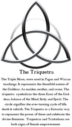 the triqueta is an important symbol for all things that are related to it