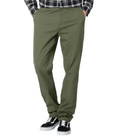 Comfortable and stylish, the Hurley® Worker Icon Pants are ideal for heading out for work..Straight fit..Belt loop waist with a button-front and a zip-fly closure..Front hand pockets..Back welt pocket with button closure..Elasticized cuffs..Pull-on style..Branding label on the front and back..98% cotton, 2% spandex..Machine wash, tumble dry..Imported..Product measurements were taken using size 32. Please note that measurements may vary by size..Measurements: Waist Measurement: 34 in Outseam: 44 1/2 in Inseam: 33 1/4 in Front Rise: 14 in Back Rise: 15 1/2 in Leg Opening: 13 in Heeled Rain Boots, High Heel Rain Boots, Front Hand, Waist Measurement, Shoe Boot Sandals, Backpack Tote Bag, Charcoal Color, Facial Skin Care, Dress With Boots