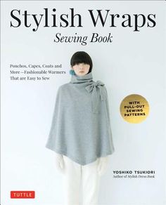 the cover of stylish wraps sewing book