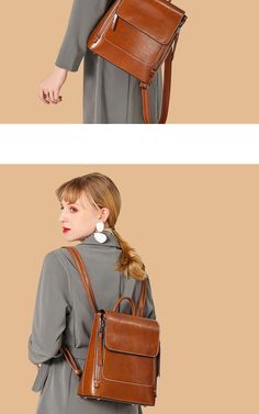 Green Genuine Leather Magnetic Flap Girls Backpack for $52.99 | Baginning Trendy Brown Leather Backpack For Travel, Brown Shoulder Bag For School In Summer, Brown Shoulder Bag For School Summer Season, Brown Summer Shoulder Bag For School, Trendy Brown Leather Backpack For School, Trendy Brown Leather School Backpack, Trendy Brown Leather Backpack With Zipper Closure, Trendy Brown Leather Satchel Backpack, Casual Leather Backpack With Zipper For Back To School