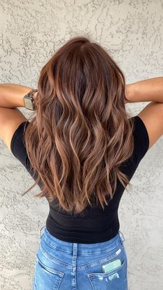 Carmel Red Balayage Brunettes, Brown Carmel Hair Colors, Brunette Red Hair Warm Browns, Warm Auburn Balayage, Rose Brown Hair Color Brunettes, Brunette Warm Balayage, Hair Color Caramel Balayage, Brown Hair Warm Highlights, Balayage Brunette Red