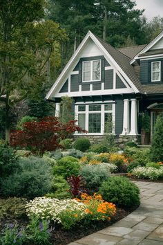 Elegant Evergreen Flower Beds Evergreen Shrubs In Front Of House, Evergreen Flowers