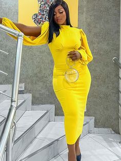 Material: Made of 90-95% Venetian, soft and stretchy.Feature: Mock neck, Long Sleeve Dress, midi dress, solid color, split, Bodycon Dress, elegant midi dress. Colorful Midi Dress, Elegant Midi Dress, Solid Midi Dress, Floral Dress Formal, Elegant Midi Dresses, Split Sleeve, Yellow Midi Dress, Lace Formal Dress, Mock Neck Long Sleeve