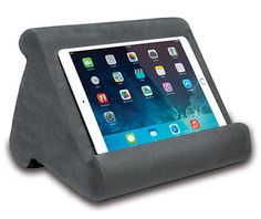 an ipad and tablet holder is shown in this image, it's made out of felt