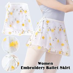 Women Embroidery Ballet Skirt Mini Wrap Over Scarf Dancewear Performance Costume Description Material: Polyester Color: White,Yellow,Gray Skirt Width:30cm(11.8 Inch)/34cm(13.3 Inch) Waist:90cm(35.4 Inch) Total Length :180cm(70.8 Inch) Suggest Height:155cm-170cm Size Chart(cm) 1 Inch=2.54cm Package Included: One piece Skirt Only One Piece Skirt, Women Embroidery, Performance Costume, Costume Women, Mini Wrap, Ballet Costumes, Skirt Mini, Gray Skirt, Brands Outlet