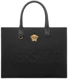 Luxury Logo Tote Shoulder Bag, Designer Tote Bag With Logo, Luxury Rectangular Shoulder Bag With Logo, High-end Rectangular Shoulder Bag With Logo, Formal Double Handle Bag With Logo, High-end Shoulder Bag With Logo, High-end Logo Shoulder Bag For Everyday Use, High-end Everyday Shoulder Bag With Logo, High-end Shoulder Bag With Logo For Everyday Use