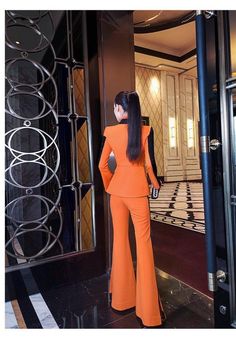 Walking Fashion, Homecoming Suits, Book Dress, Custom Suit, Pants Suit, Suit Style, Flared Pants, Good Girl, Business Attire