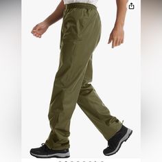 Nwt Arctix Army Green Color Rain Man’s Pants , The Rain Won’t Stop You When You Wear This Pull On Pants It Protect Your Layers From Elements. Weatherproof And Waterproof, Full Lining ,Packable. Available Size Xxl. One Side Pocket With Zipper Closure, Adjustable String Waist Band Elastic Waist Stretch Approximately 3” To 4” More ,One Back Pocket With Velcro Closure. Snap Buttons To Adjust In Ankle Area. Please Check All The Photos For Measurements And Details.Reasonable Offers Welcome,Bundles Of Green Outdoor Pants With Elastic Waistband, Sporty Green Waterproof Bottoms, Sporty Waterproof Full-length Pants, Moisture-wicking Outdoor Pants, Waterproof Full Length Bottoms For Outdoor, Waterproof Green Pants For Hiking, Waterproof Green Hiking Pants, Green Waterproof Bottoms For Hiking, Waterproof Green Bottoms For Hiking