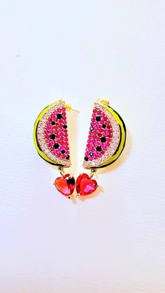 Brighten up your look with our adorable watermelon earrings! Made from high-quality materials, these playful earrings feature vibrant colors and a lightweight design, perfect for adding a fruity touch to any outfit. Ideal for summer or as a fun gift for fruit lovers. Grab yours and show off your playful side! Playful Earrings, Watermelon Earrings, Best Fruits, Wedding Jewelry Earrings, Wedding Earrings, Watermelon, Wedding Jewelry, Etsy Earrings, Beauty Book