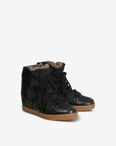 Nowles Snow Boots Portugal Style, Isabel Marant Boots, Flat Shoes Men, Leather Snow Boots, Denim Sweatshirt, Black Camel, Biker Boots, Wedge Sneakers, Boots And Sneakers