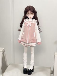 *Components: jacket+ skirt *Sizes: 1/4 (dress waist 14cm, breast 26cm) *Preorder. Normally it will take 3-4 weeks to ship out. *Doll & Other accessories are not included. *All the products in Guluup are authorised and authentic.  *Carrier: Normally e-packet. Registered air mail would be used if e-packet could not arrive. *Shipping: Normally it takes 2-3 weeks to Asia/ Europe / North America/ Australia after shipment.  *Ins: Guluup White Harajuku Style School Outerwear, Harajuku Style White Outerwear For School, White Harajuku Outerwear For School, Student Uniform, Uniform Clothes, Clothes Set, Doll Clothing, Doll Toys, Clothing Items