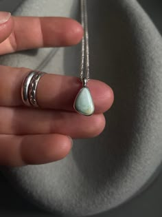 If you love dainty stone necklaces that are perfect for everyday wear, then this necklace is for you! Slow crafted and thoughtfully made, this Palomino Variscite and sterling silver necklace is the perfect addition to your collection.  Hand-set in a simple handcrafted bezel setting, the stunning piece of variscite stone flaunts a cool mix of colors - an off-white/seafoam green color with a little patch of lime green peeking out on one corner. This pendant will come on your choice of 18" long or Green Sterling Silver Charm Necklace, Green Gemstone Sterling Silver Charm Necklace, Green Gemstone Charm Necklace In Sterling Silver, Everyday Sterling Silver Teardrop Pendant Necklace, Spiritual Sterling Silver Teardrop Necklace, Handmade Teardrop Sterling Silver Charm Necklaces, Handmade Sterling Silver Teardrop Charm Necklace, Handmade Sterling Silver Charm Necklaces With Teardrop Pendant, Sterling Silver Pendant Charm Necklace For Healing