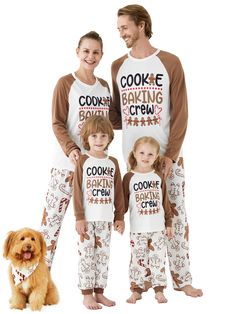 PRICES MAY VARY. Festive, Holiday-Inspired Design. This family christmas pajamas matching sets features classic Christmas long-sleeve Cookie Baking tops and printed pants, make these Pj's perfect for Christmas festivities MATCHING PAJAMAS SETS ARE SOLD SEPARATELY. Please purchase each size individually. Styles for the Whole Family. Christmas pajama sets for family comes in sizes for adults, kids, toddlers and infants onesie for a picture-perfect matching look during the holidays Soft and Comfort Christmas Pjs Family Picture Ideas, Christmas Pajamas For Family, Pjs Matching, Family Matching Christmas Pajamas, Christmas Family Pajamas, Christmas Pajama Party, Family Matching Pjs, Christmas Pjs Family, Baby Pjs