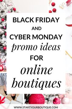 Black Friday and Cyber Monday are here, and that means it's time for online boutiques to step up their game. From exclusive offers and limited edition items to social media promotions and customer incentives, we've come up with the best Black Friday/Cyber Monday promotion ideas that will help your boutique stand out and increase sales during these busy shopping days. Don't miss out on maximizing your profits and customer engagement - check out our top picks now! Boutique Stand, Business Ideas Entrepreneur