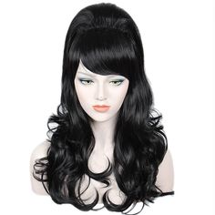 Category:Synthetic Wig; Gender:Women's; Wig Type:Natural Wigs; Occasion:Daily Wear,Party / Evening,Vacation,Daily,Birthday; Age Group:Adults; Cosplay Works:50s; Color Shade:Black,Blonde,Auburn,Brown; Hair Material:Synthetic Hair; Cap Construction:Machine Made; Texture:Wavy; Length:Medium Length; Features:Soft,Easy to Carry,Fashion,Comfortable,Fluffy; Heat Resistant:Yes; Listing Date:06/06/2022; Cap Circumference:; Front to Back:; Nape of Neck:; Side to Side Across Forehead:; Side to Side Over Top:; Temple to Temple Across Back:; Hairstyle:With Bangs; Can Be Permed:No; Theme:Retro 80s Halloween, 80s Costume, Halloween Wigs, Natural Wigs, Pink Wig, Wig Stand, Black And Blonde, Black Wig, Wigs Online