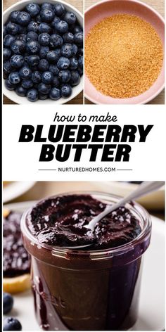 how to make blueberry butter