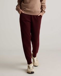 Cashmere Sweatpants | Quince Cashmere Sweatpants, 100 Grade, Cute Looks, Boyfriend Cardigan, Matching Sweaters, Rich Burgundy, Womens Cashmere, Fall Fits, Navy And Brown