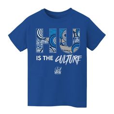 NCAA HBCU Hampton Pirates Culture Kids' T-Shirt - S Blue Fan Apparel T-shirt For Fan Events, Blue Cotton Sublimation Fan Merchandise, Blue Cotton Sublimation Design For Fan Merchandise, Blue Graphic Print T-shirt For Fan Conventions, Blue Cotton T-shirt For Fan Events, Blue Cotton Sublimation T-shirt For Fans, Blue Cotton Fan Apparel With Sublimation Design, Hbcu Culture, Pirate Kids