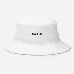 Combine practicality, comfort, and fashion in one. Keep the sun out of your eyes with this 100% cotton twill bucket hat. Cotton fabric and sewn eyelets are sure to help you stay cool during any activity, be it a stroll in the park or an intense game of sports.  * 100% cotton twill * 3 ¾″ (7.6 cm) crown * 2 ¼″ (5.1 cm) brim * One size fits most * Sewn eyelets for breathability This product is made especially for you as soon as you place an order, which is why it takes us a bit longer to deliver i Solid Cotton Sun Hat For Everyday, Cotton Sun Hat For Everyday Use, Solid Color Cotton Sun Hat For Everyday, Everyday Cotton Sun Hat, Casual Sun Hat With Letter Print For Beach, Summer Streetwear Sun Hat With Curved Brim, Casual Letter Print Sun Hat For Vacation, Casual Beach Sun Hat With Letter Print, Wide Brim Sun Hat For Summer Streetwear