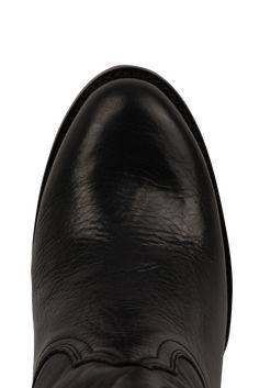 Lucchese Women's Black Laurelie Cowgirl Boots | Pinto Ranch Western Style Round Toe Chelsea Boots For Business, Western Style Formal Heeled Boots With Leather Sole, Western Style Chelsea Boots With Leather Sole For Business, Western Chelsea Boots With Leather Sole For Business, Western Leather-lined Heeled Boots For Formal Occasions, Western Chelsea Boots With Leather Sole And Plain Toe, Western Leather Chelsea Boots With Round Toe, Western Style Low Heeled Leather Boots, Western Style Black Leather Chelsea Boots