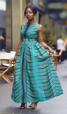 African Print Dress Ankara Long Dress Women's Fashion - Etsy Grunge Style Outfits, Kitenge Dress, African Print Dress Ankara, Best African Dresses, African Dresses Modern, Afrikaanse Mode, Gaun Fashion, African Maxi Dresses, African Fashion Ankara