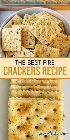 the best fire crackers recipe is made with cheese, herbs and seasonings for an easy appetizer