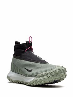 Find NIKE Acg Mountain Fly Gore-tex “clay Green” Sneakers on Editorialist. grey/black signature Swoosh logo detail two-tone design round toe drawstring fastening double pull-tab at the opening branded insole rubber sole These styles are supplied by a premium sneaker marketplace. Stocking only the most sought-after footwear, they source and curate some of the most hard to find sneakers from around the world. Nike Trail Running Shoes With Rubber Sole, Nike Trail Running Sneakers With Round Toe, Nike Hiking Shoes With Rubber Sole, Nike Trail Running Shoes With Rubber Sole For Outdoor, Nike Trail Running Sneakers With Rubber Sole, Nike Trail Running Shoes With Rubber Sole For Hiking, Nike Waterproof Trail Running Shoes For Hiking, Nike Green Hiking Sneakers, High-top Running Shoes With Rubber Sole For Trail Running