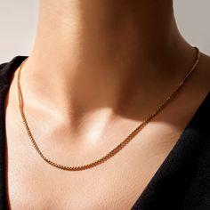 Elevate your everyday style with this 14k Solid Gold Box Chain Necklace. Crafted with precision and elegance, this necklace features a 1.80mm box chain made from genuine 14k solid gold. Its minimalistic design makes it perfect for layering with other necklaces or wearing as a standalone piece. Wear it alone or mix and match with other necklaces, this 14k real solid gold minimal chain is timeless and it will complete your every look in a simple way. Chain Details ❥ Gold KT: 14k Solid Gold ❥ Gold Color Options: Yellow Gold, White Gold, Rose Gold ❥ Chain Width: 1.80 mm ❥ Thickness: 1.80 mm ❥ Ready to Ship in 4-7 Business Days MORE FROM US Pendant and Necklaces: https://etsy.me/3NgqiKb More about my shop: https://etsy.me/3mwMnsA ESSENTIAL INFORMATION 💎 BRENNMORE pieces are handcrafted by 15-3 Minimalist Rose Gold Link Necklace, Minimalist 14k Gold Delicate Chain Necklace, Minimalist Delicate Chain Necklace For Gifts, Minimalist Delicate Chain Necklace As Gift, Rose Gold Minimalist Cable Chain Necklace, Minimalist Rose Gold Cable Chain Necklace, Classic Yellow Gold Clavicle Chain Necklace, Minimalist Clavicle Chain Link Necklace, Minimalist Clavicle Chain Necklace