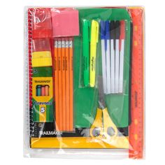 Our 30 Piece School Supply Kits have the essentials all students need to succeed academically and have a productive year. Your school supplies shopping just got easier! Every bundle is individually wrapped. Back To School Stationery For Students, Educational Craft Supplies For End Of School Year, Back To School Standard Plastic Backpack, Educational Craft Supplies For Back To School, Back To School Educational Craft Supplies, Educational Multicolor Stationery For Back To School, Multicolor Educational Stationery For Back To School, Customizable Multicolor Craft Supplies For School, Functional Multicolor Back-to-school Bags