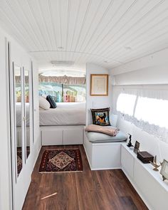 the inside of a mobile home on instagram